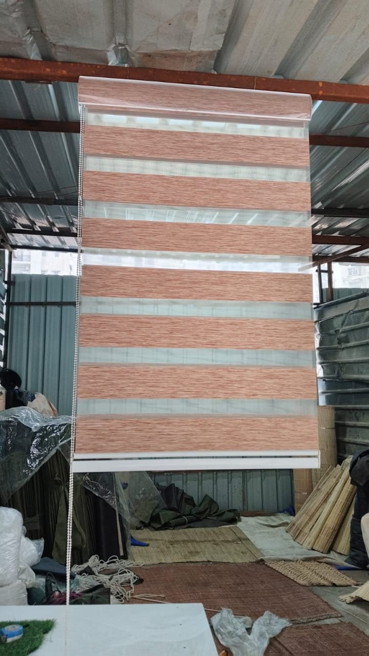 Designer window blinds roller and zebra blinds installed in Greater Noida West